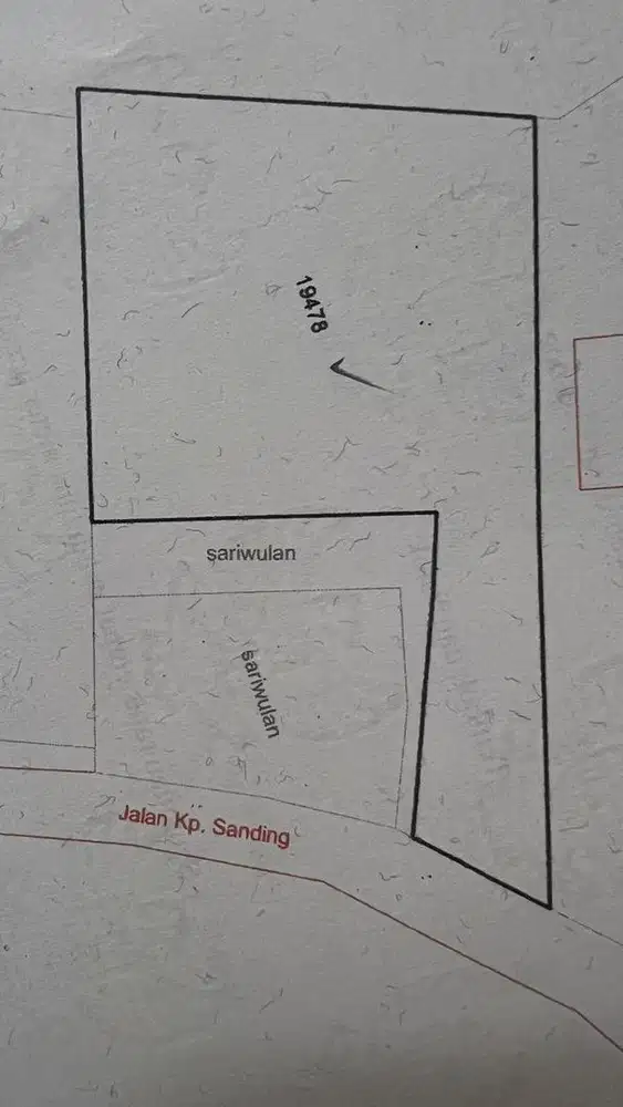 Dijual, Tanah 1000m + -, strategis, jual slow
