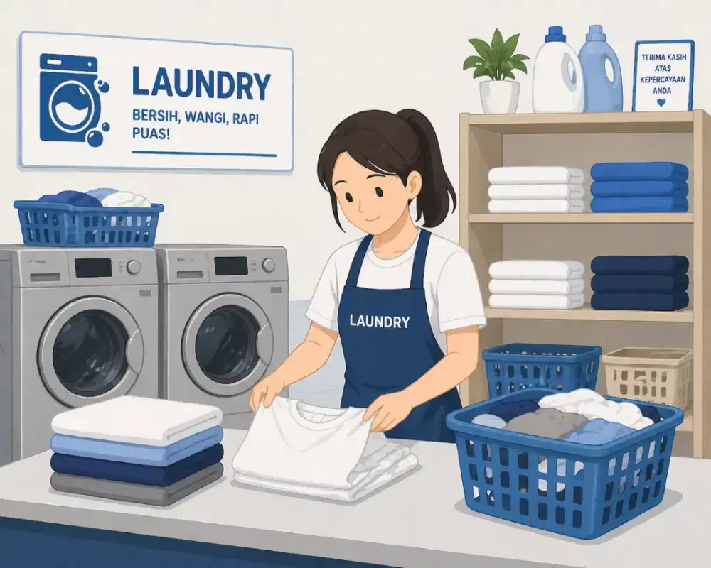 DICARI STAFF LAUNDRY ADA MESS DAERAH RENON