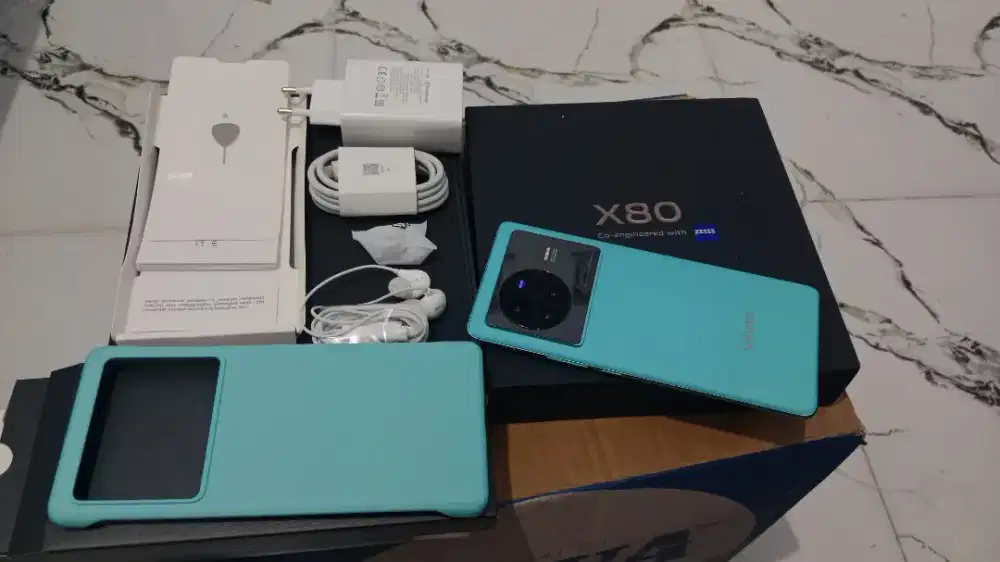 Vivo X80 5G ram 12/256gb Full Set Ori,Seperti Baru
