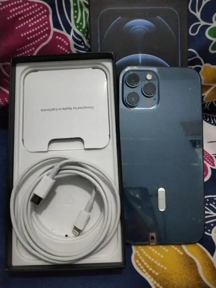 Hp iPhone 12pro Max 512GB Fullset Like New Bea Cukai