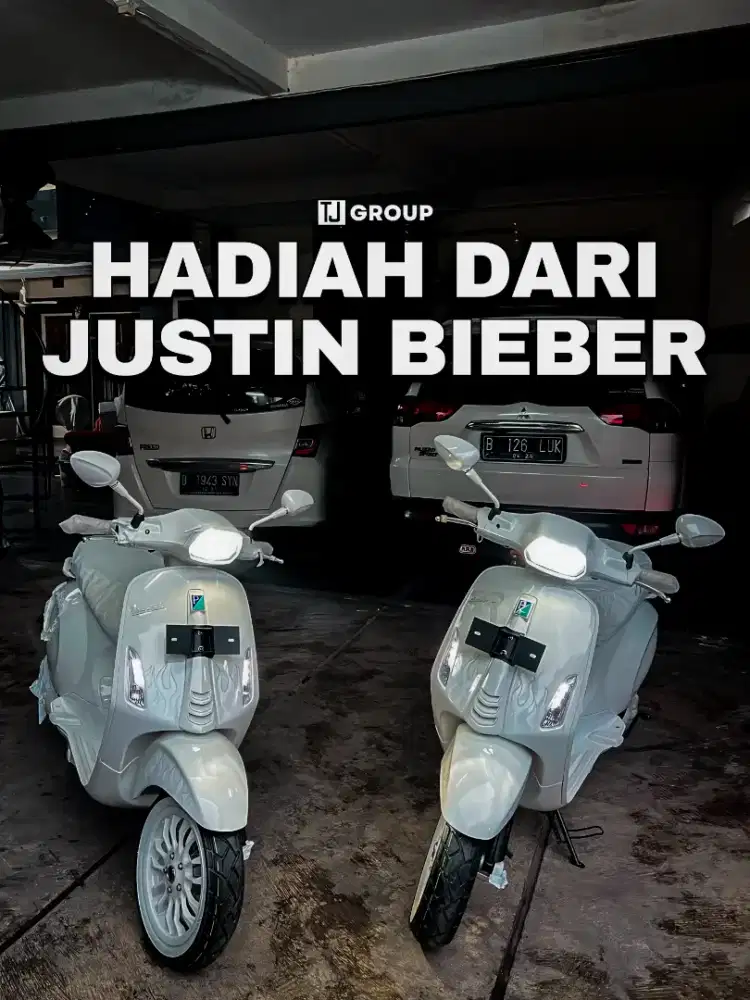 FOR SALE!! Vespa Sprint Justin Bieber 2022