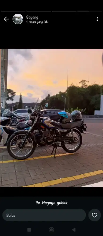 Yamaha rx king siap nongkrong dan touring