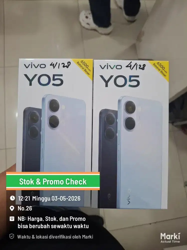 NEW VIVO Y05 SERIES. SEGEL GARANSI RESMI. PROMO TERBATAS