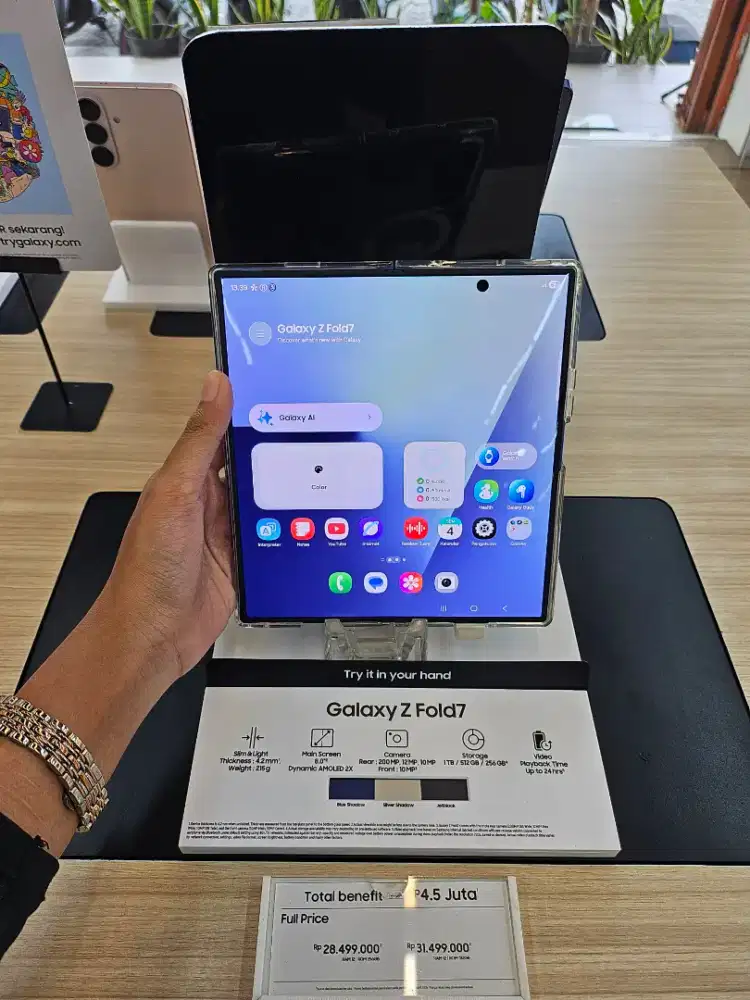SAMSUNG Z FOLD 7 NEW SEIN DISKON 4JT & BONUS 1JT