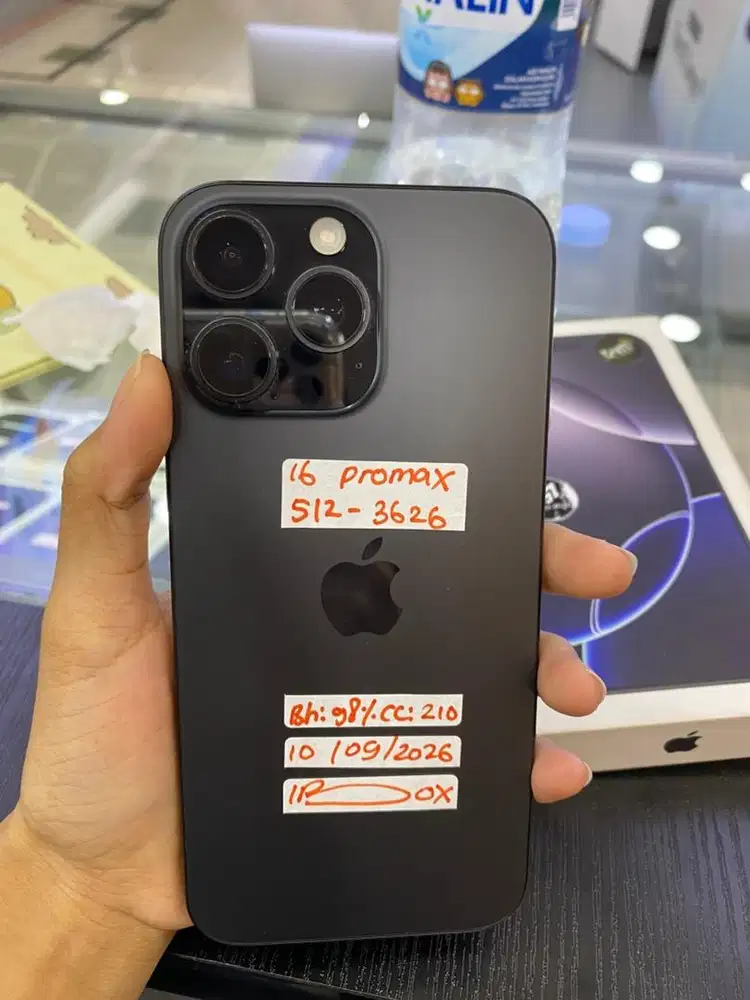 Iphone 16 Promax 512 Hitam garansi ibox