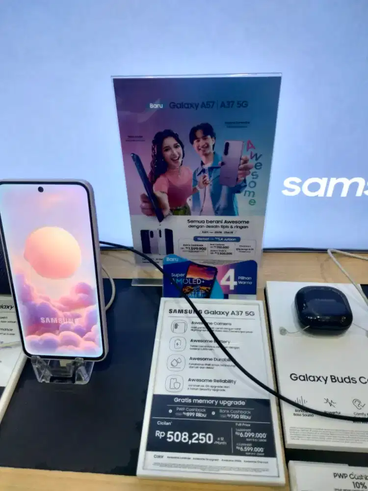 Samsung A37 5G ram 8+8/256