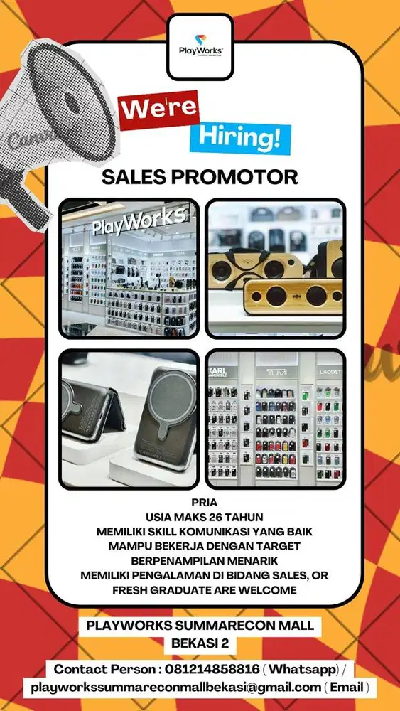 Loker PlayWorks Summarecon Mall Bekasi 2