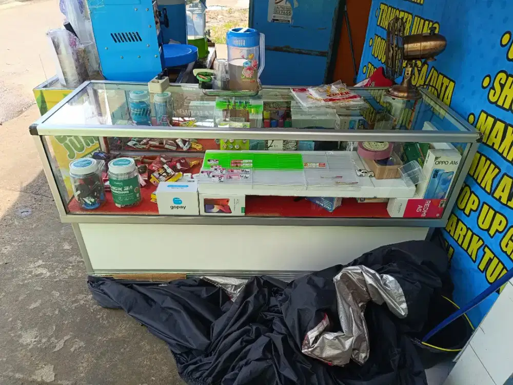JUAL ETALASE KACA SECOND