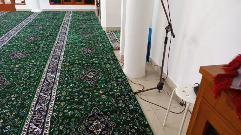 JUAL KARPET MASJID IMPORT TURKIYE MOTIF RAUDAH MEWAH DAN ELEGAN