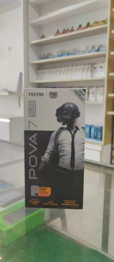 TECNO POVA 7 8/128 promo+bonus cash&credit garansi resmi