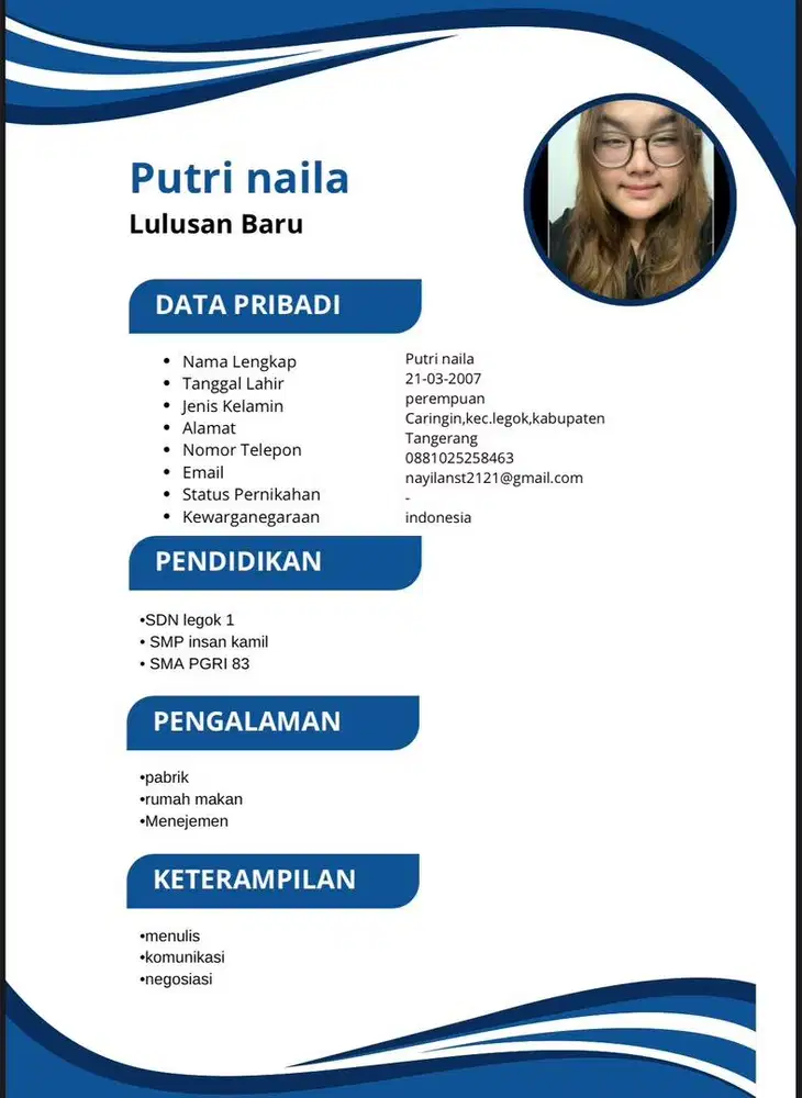 Butuh kerjaan apa aja yg penting halal