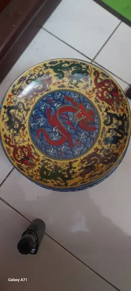 Piring Pajangan 9 Naga