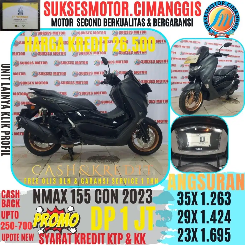 NMAX 155 KEYLESS PROMOTERMURAH CASHBACK UPTO700RBU BERGARANSI SERVICE