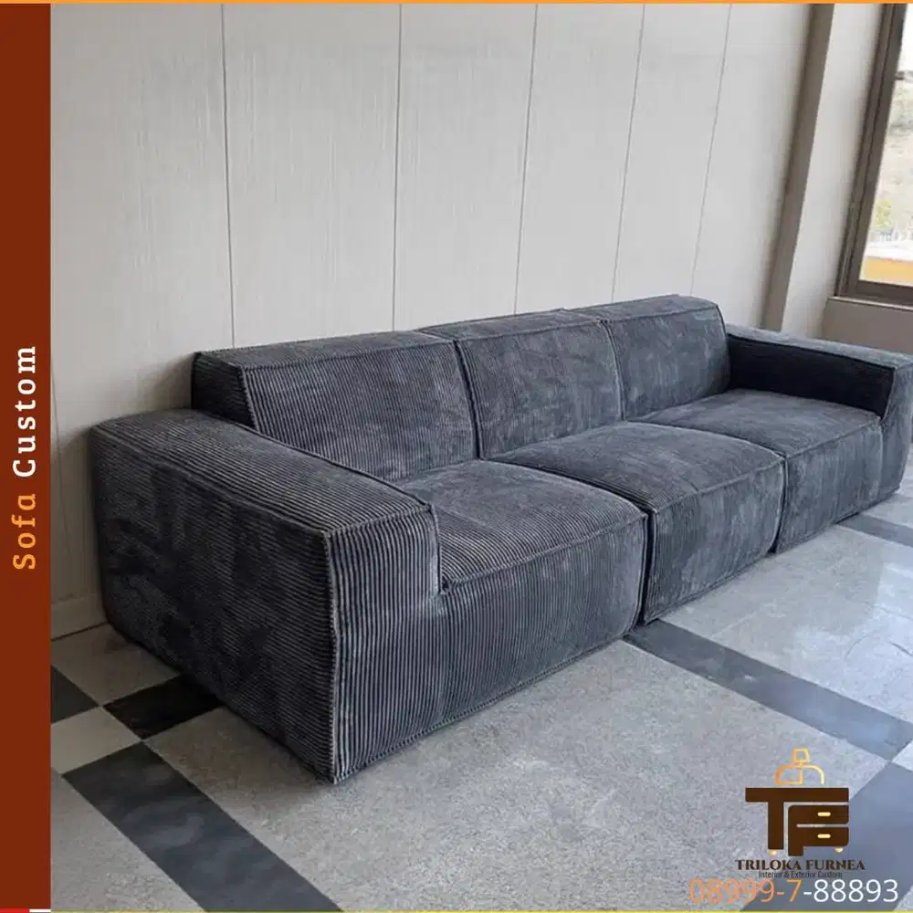 Custom Sofa Minimalis Modern – Bisa Request Desain Sendiri