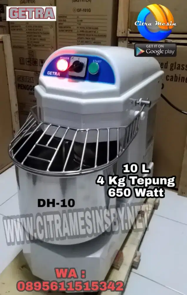 SPIRAL MIXER GETRA DH-10