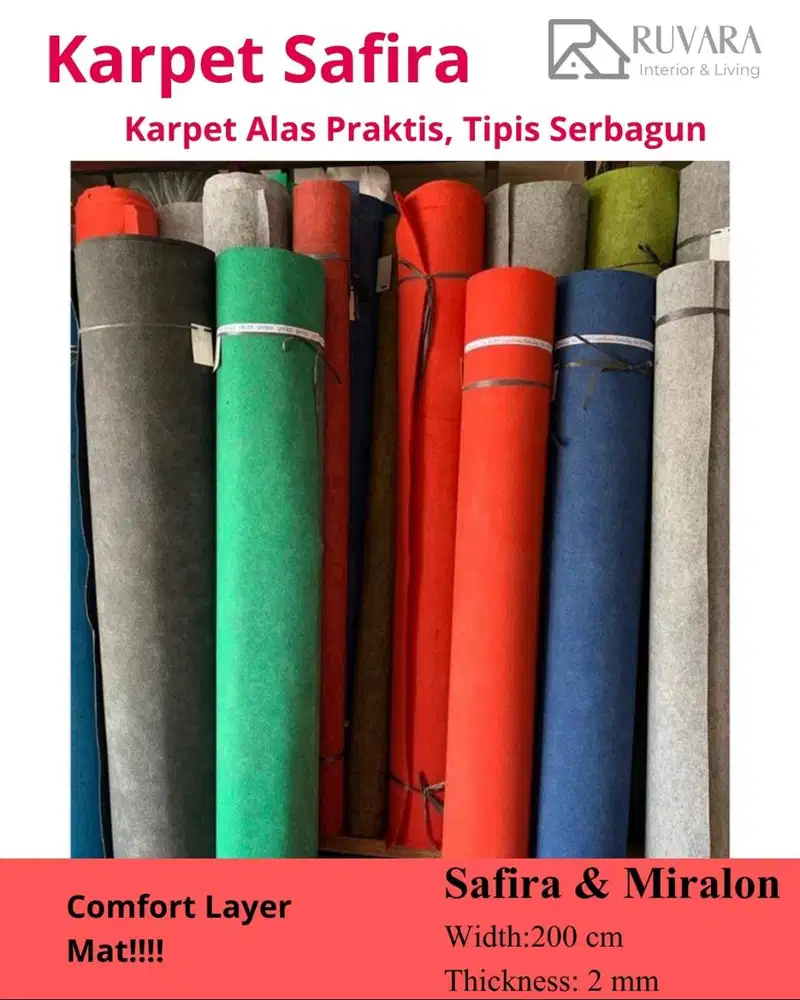 Karpet Alas Ekonomis Serbaguna | Karpet Lantai Mushola Mesjid Masjid