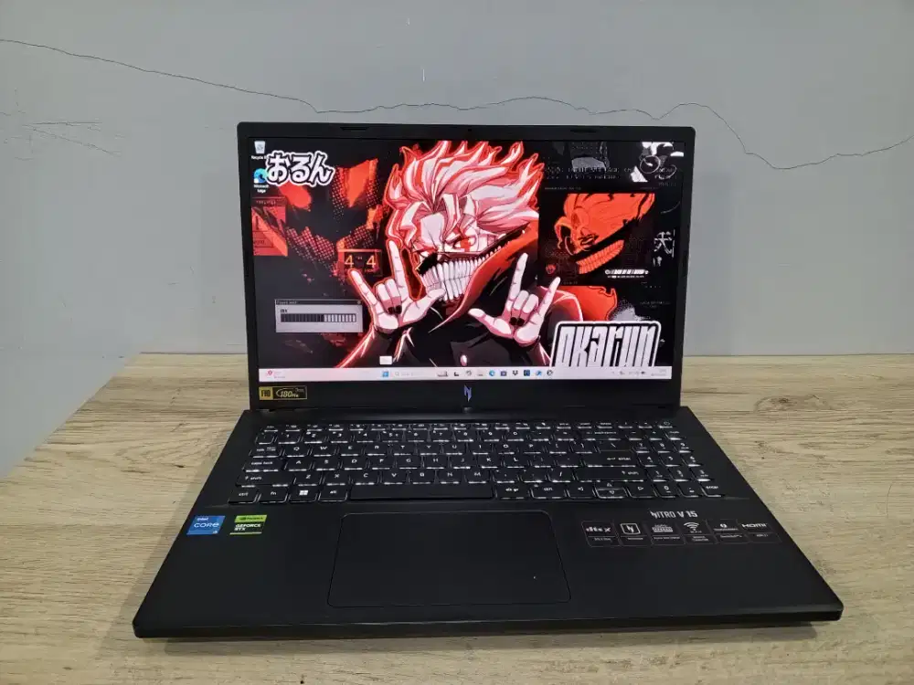 LAPTOP ACER NITRO CORE I5 RAM 16 SSD 512 NORMAL SEMUA SIAP PAKAI