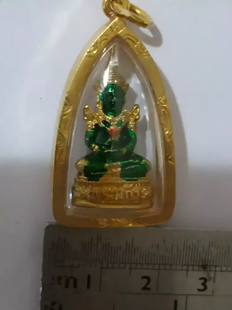 Green Budha pendant