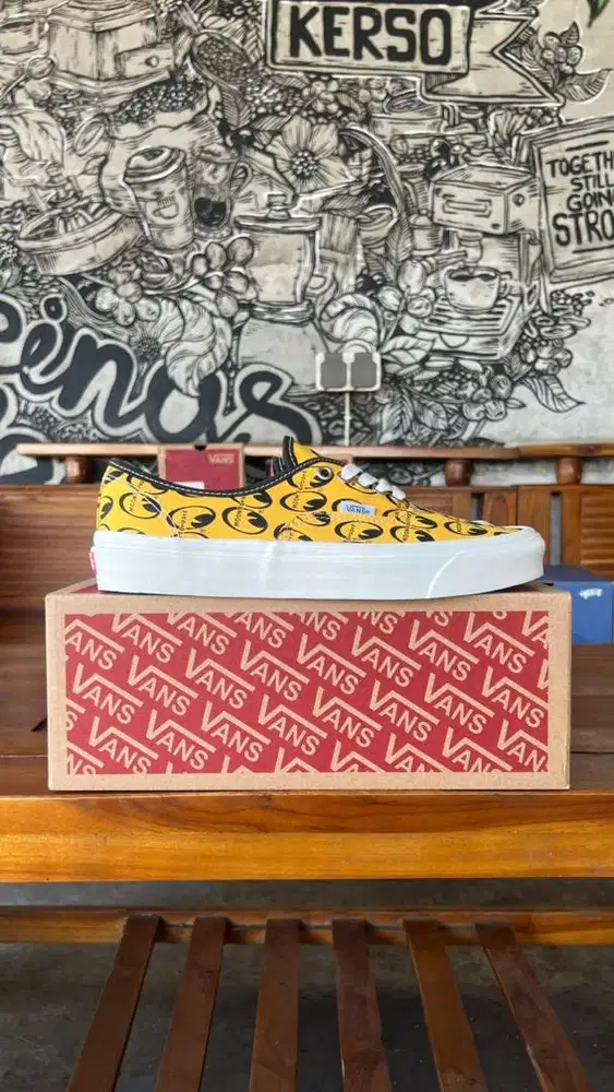 Mooneyes X Vans Authentic 44 Dx Anaheim Factory Yellow No Box OG