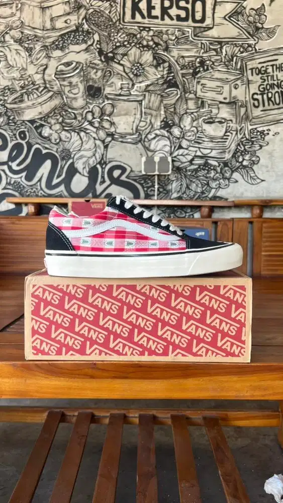 Vans Oldskool 36 Dx Anaheim Factory OG Plaid Red