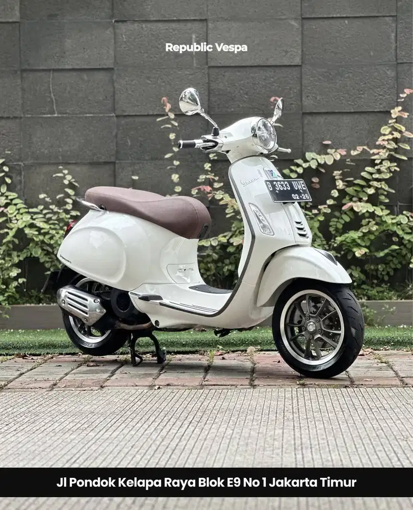 Piaggio Vespa PRIMAVERA S 150 IGET ABS LED TAHUN 2020 Warna WHITE PERF