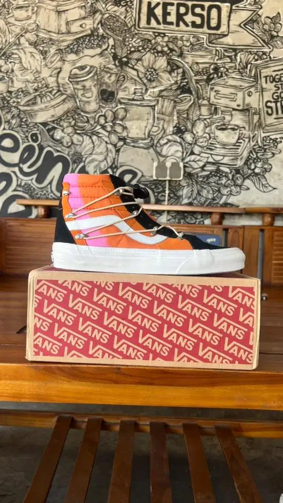 Vans SK8-Hi Echo DX Orange White