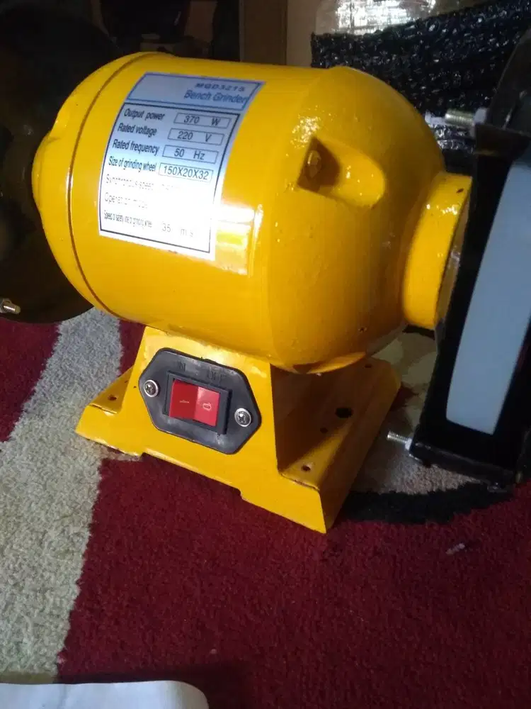 Gerinda Duduk Bench Grinder Poles Akik Gulungan Tembaga