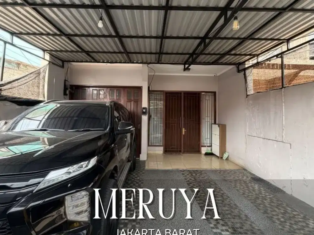 DIJUAL CEPAT BU RUMAH NYAMAN LOKASI SUPER STRATEGIS DI MERUYA JAKARTA BARAT
