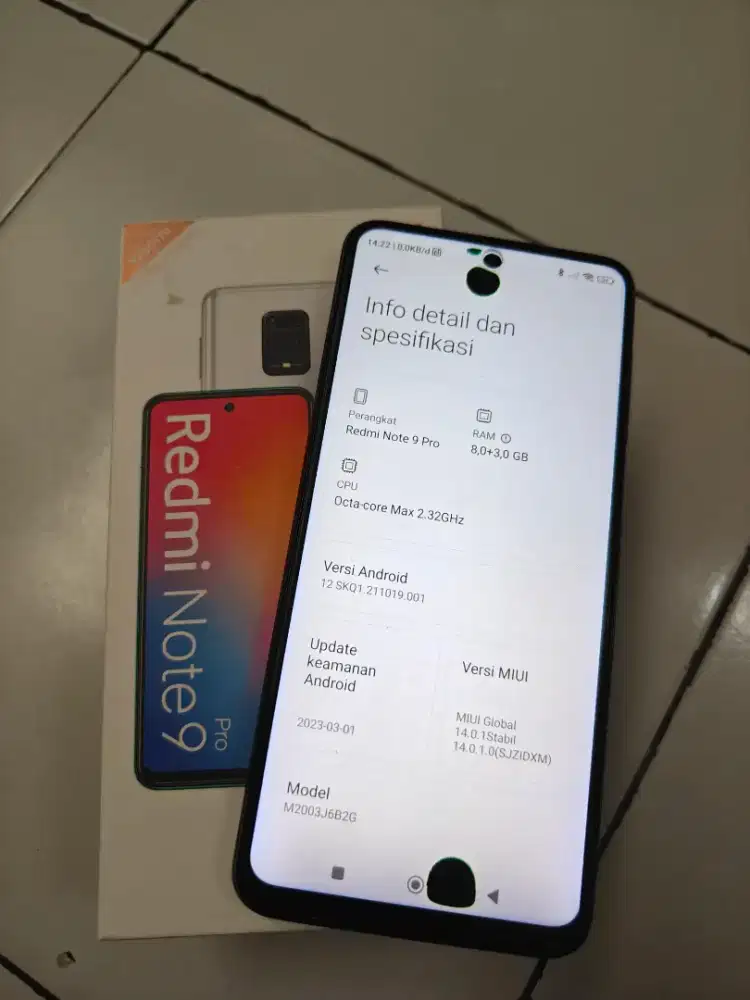 Redmi note 9 pro 8/128 fullset