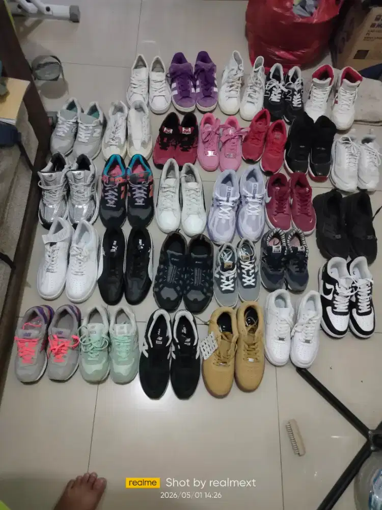 Jual sepatu baru dan seken UK 36-44,5
