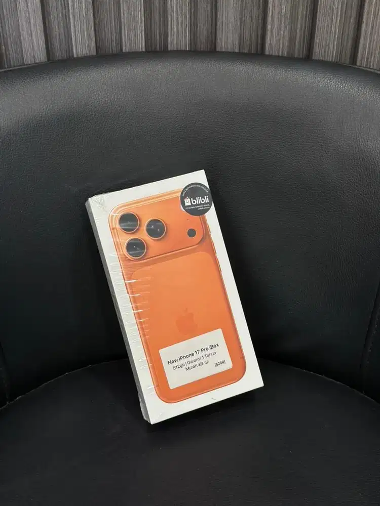 new iphone 17 pro 512gb orange segel garansi setahun blibli
