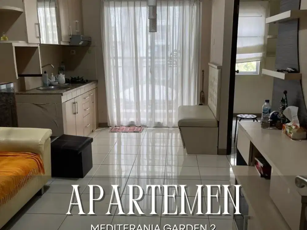 DIJUAL CEPAT APARTEMEN MEDITERANIA GARDEN 2 TOWER HELICONIA 2BR BISA KPA JAKARTA BARAT