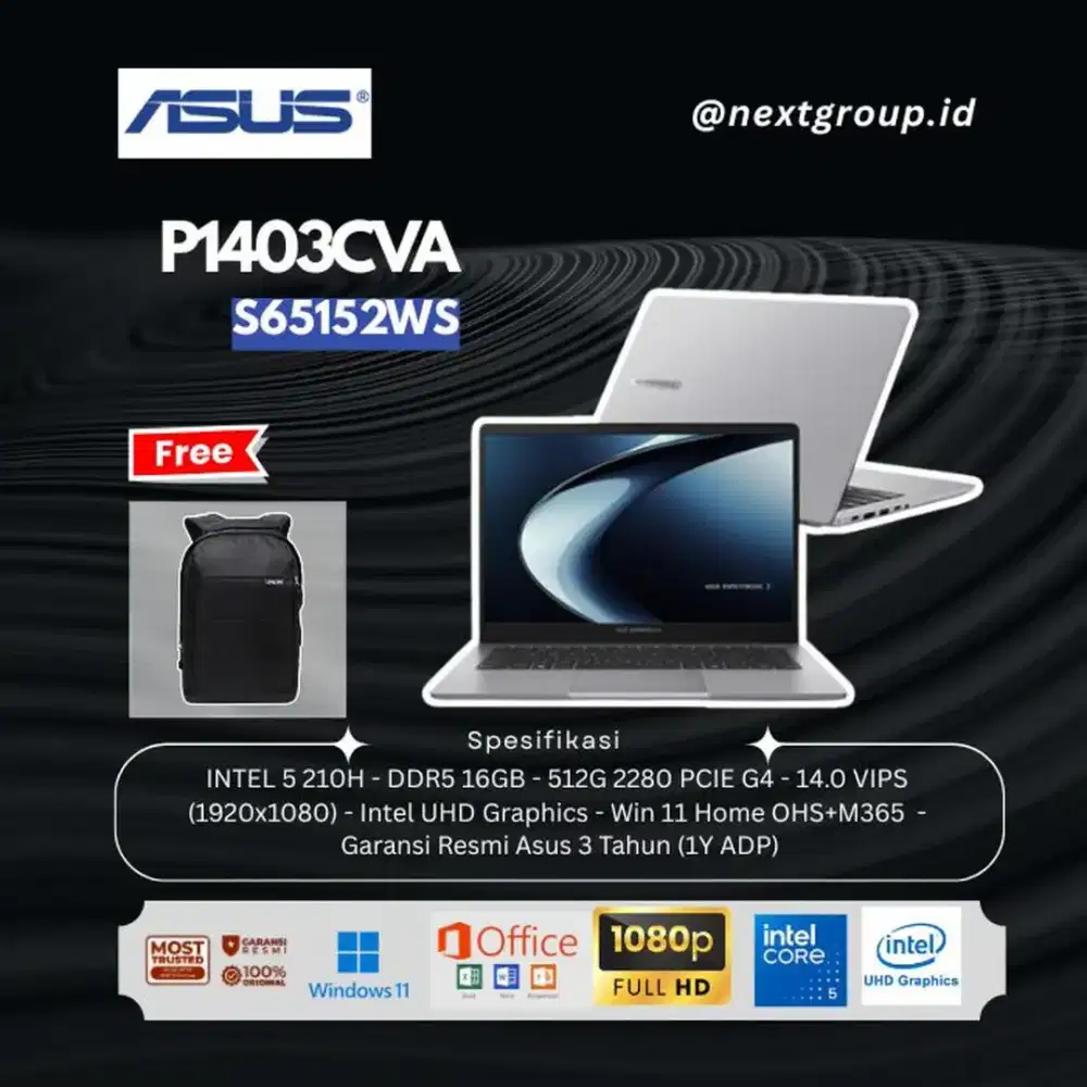 ASUS Expertbook P1 P1403CVA S65152WS Core 5 210H 16GB 512GB WIN11+OHS