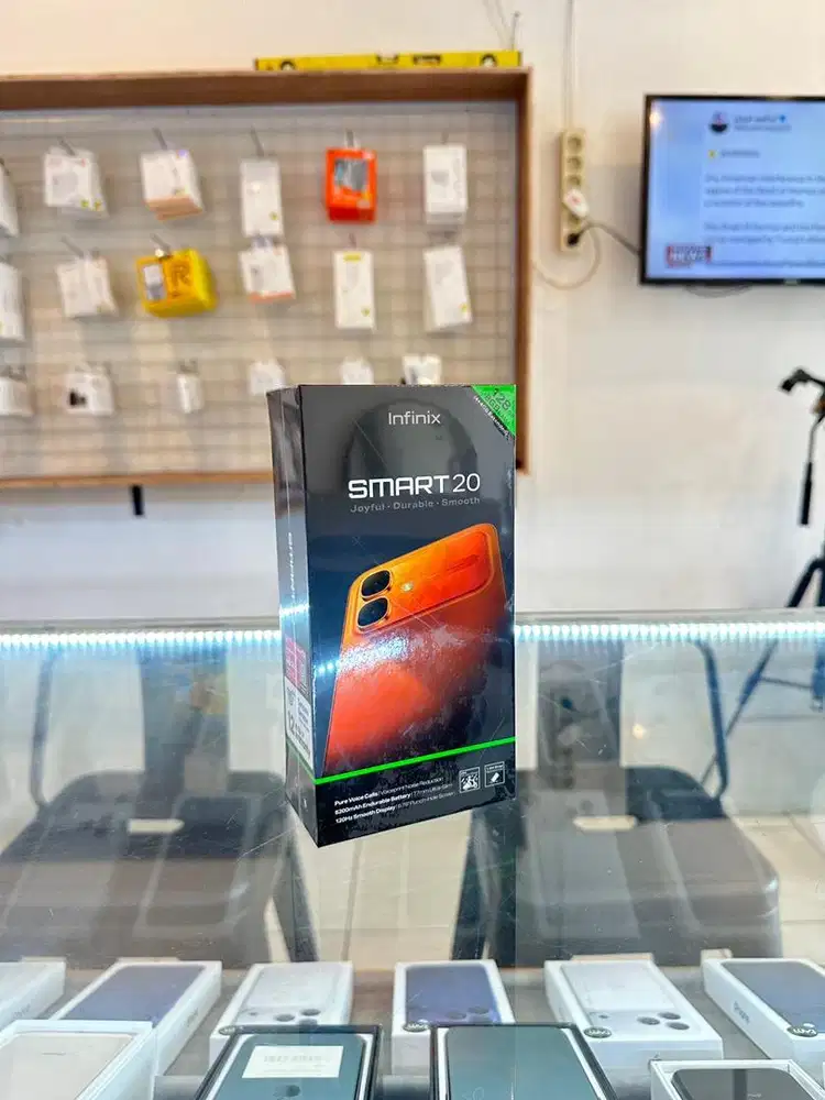 Infinix Smart 20 8/128GB Black resmi NEW