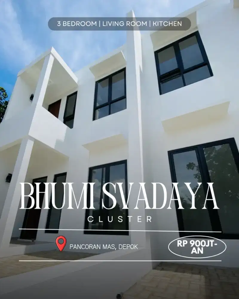 Rumah cluster Bhumi Svadaya