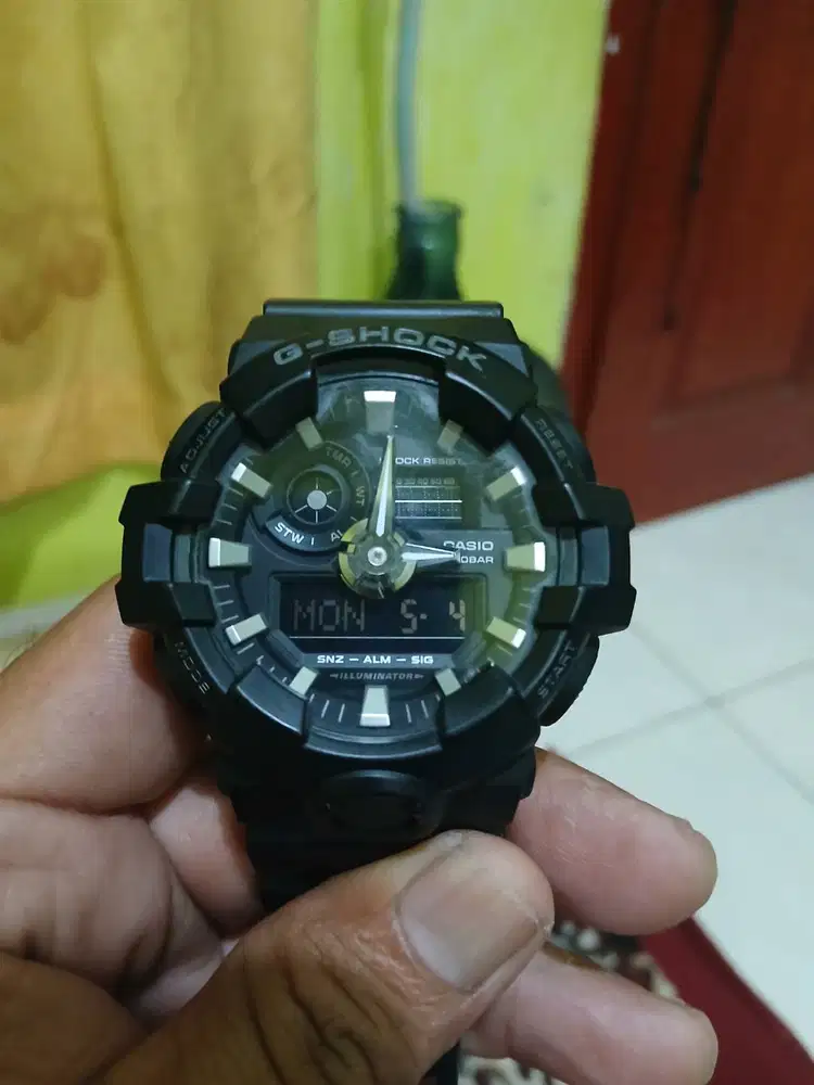 G shock seri GA 100 black