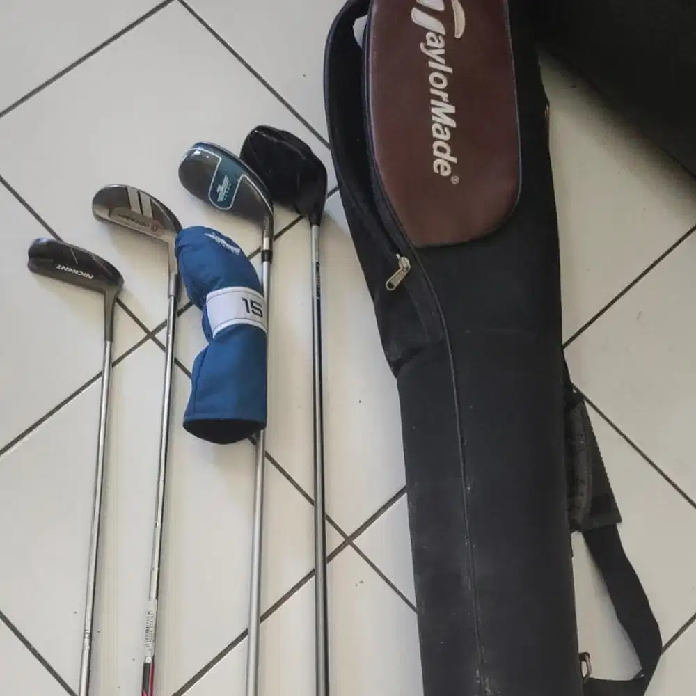 Stick Golf Callaway Wood, Teton HxD, Putter Nickent, Putter Odyssey