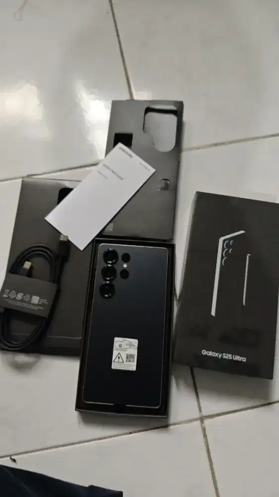 Samsung S25ultra 12/512gb Fullset Original Garansi On Juni 2026