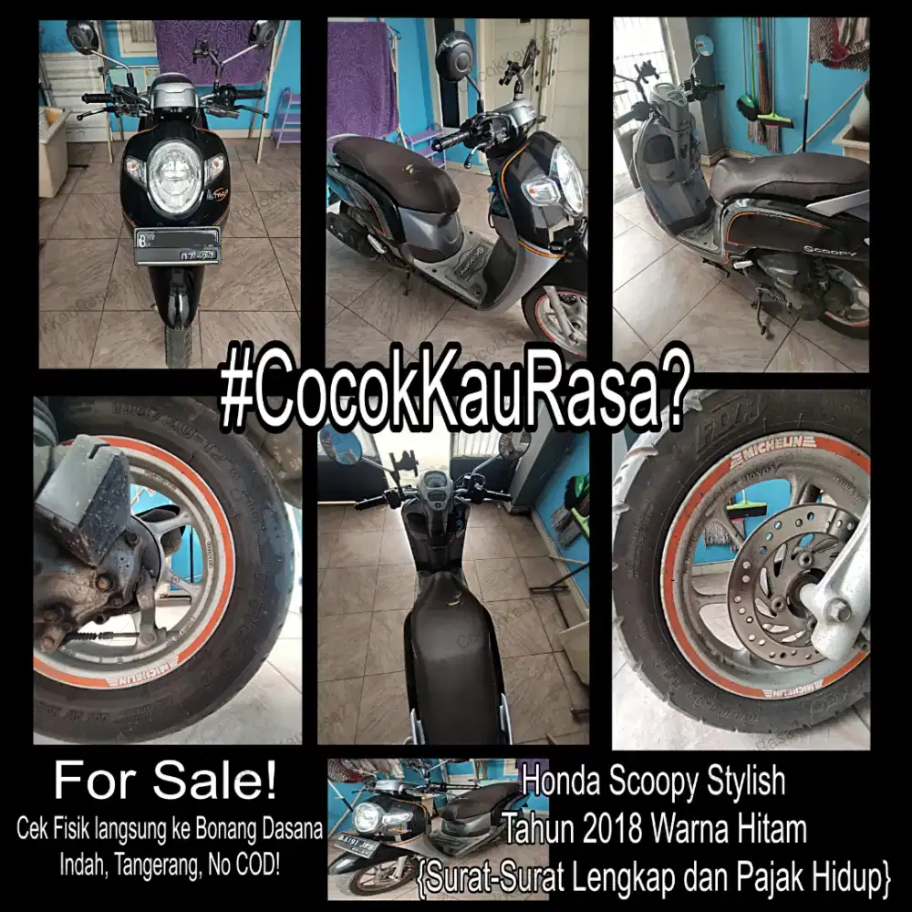 Honda Scoopy Stylish Tahun 2018