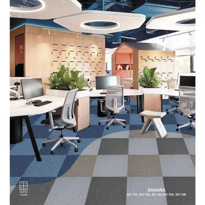 Karpet Tile Kantor SAHARA - Lantai Karpet Kantor 50 cm x 50 cm
