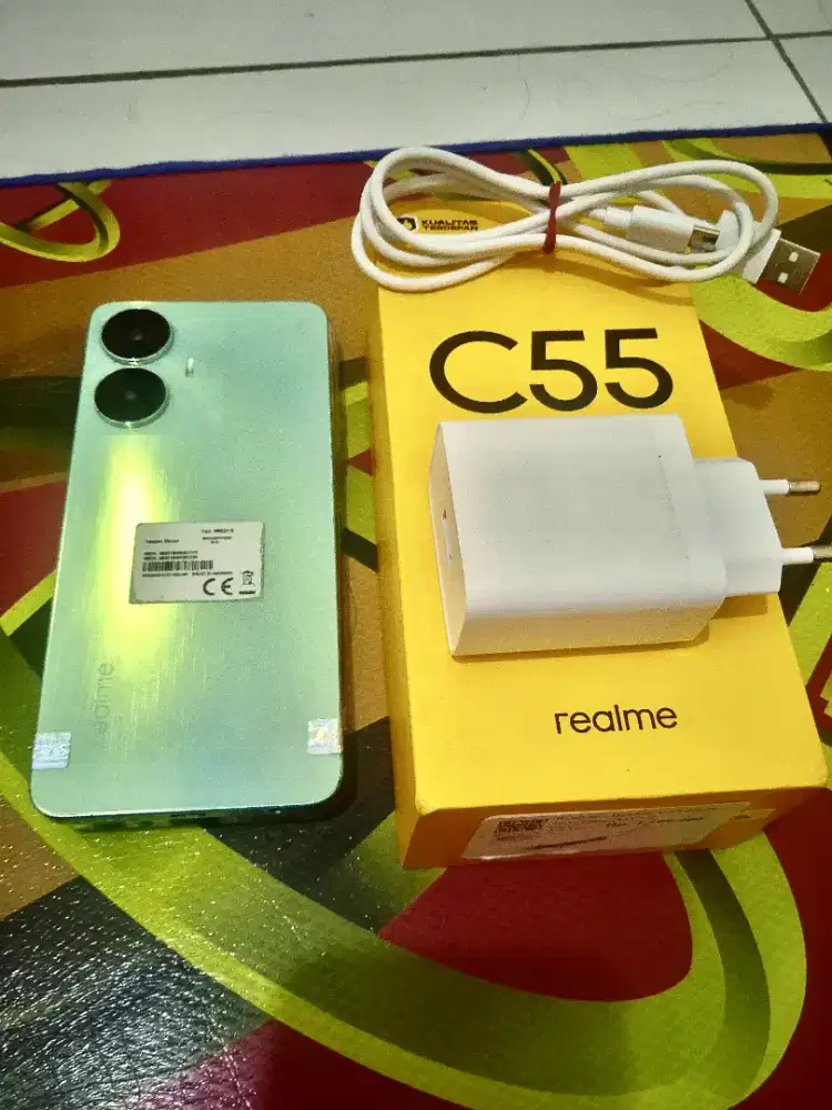 REALME C 55 Ram 6/128 GB ORI fullset.mulus