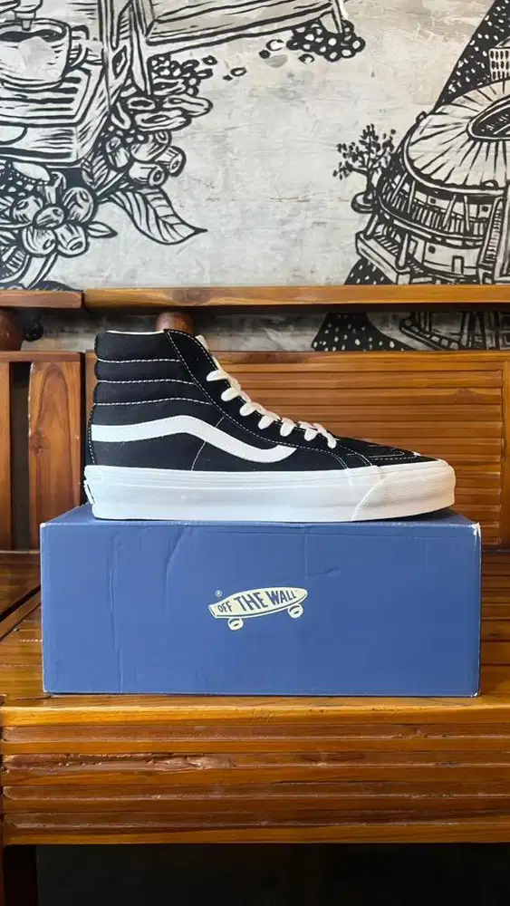 Vans Premium Sk8-Hi Reissue 38 Lx Black White