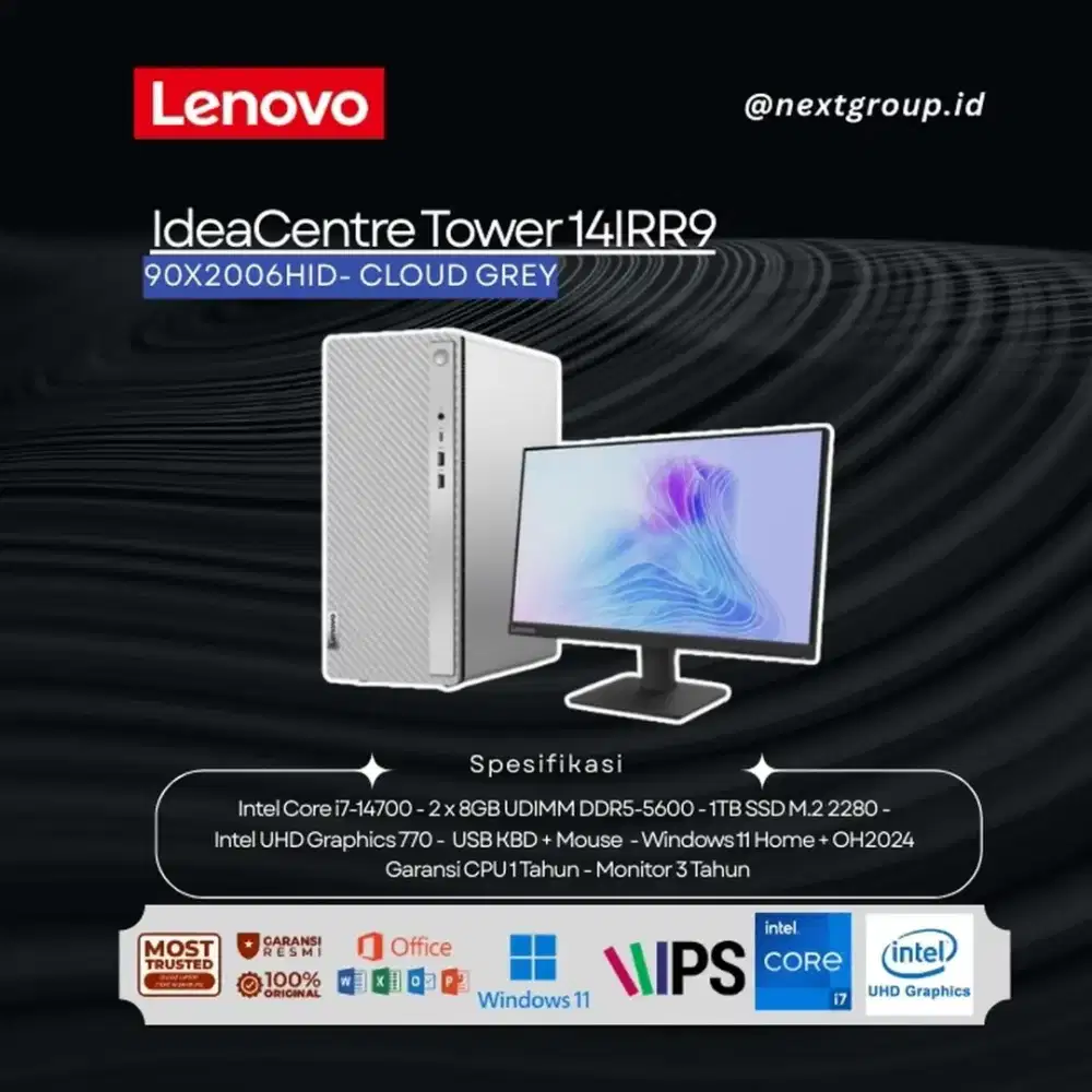 Lenovo IdeaCentre Tower 14IRR9 90X2006HID Core i7-14700 W11+OH2024