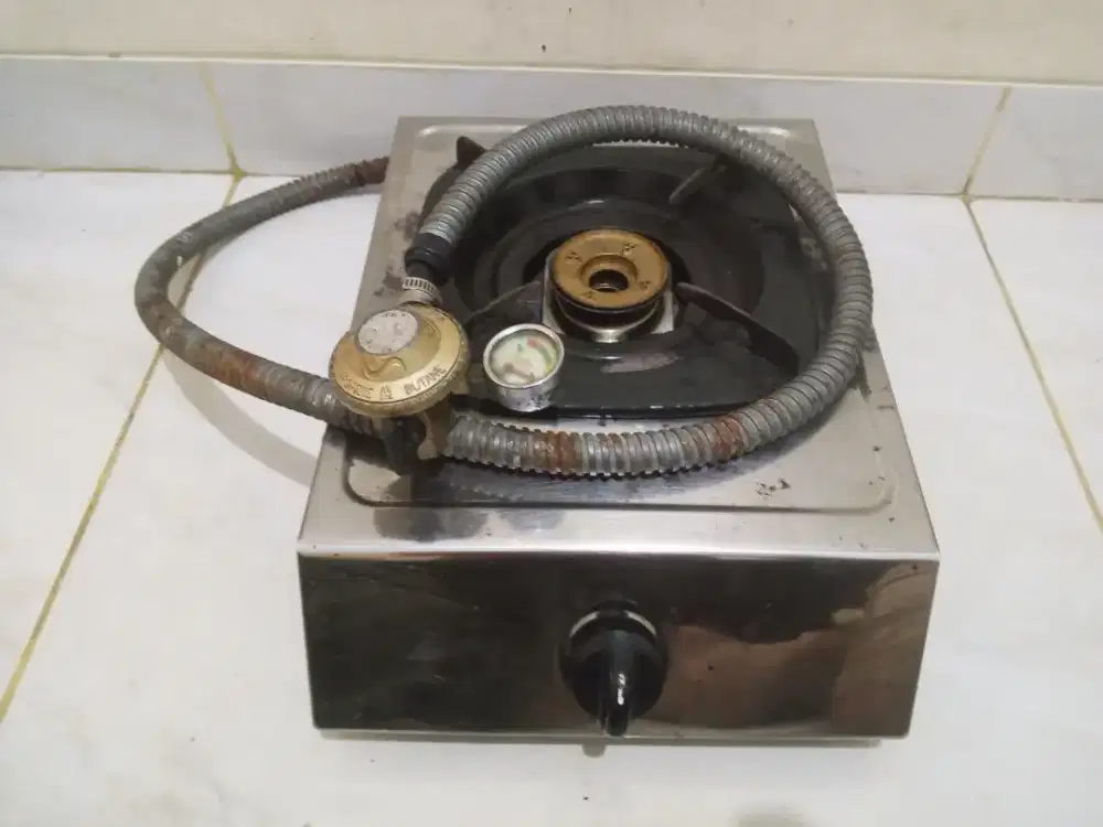 Kompor gas Rinnai 1 tungku + selang regulator