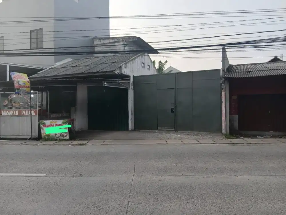 Gudang dan Mes Strategis di Pinggir Jalan Bekasi Timur