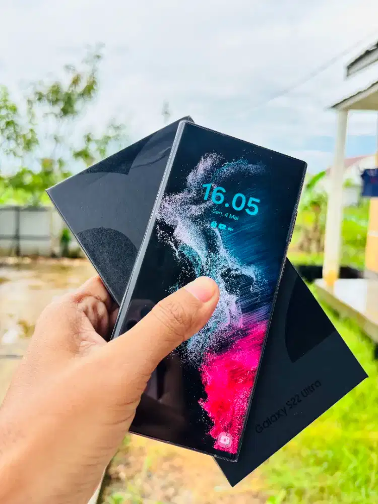 Samsung s22 ultra ram12 256gb second lengkap siap pakai