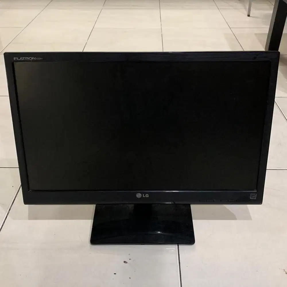 Monitor Komputer LG Flatron E2241T-BN, Monitor LED 22 Full HD 1920x108