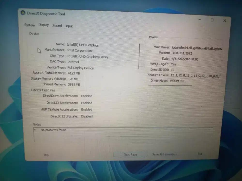 Lactop Ideapad slim 3 Ram 8 NVME 256 mlus unit SM charger saja