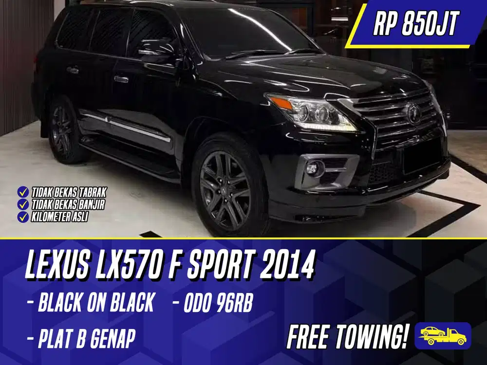 Lexus LX570 F Sport 2014 Black Hitam LX 570 FSport