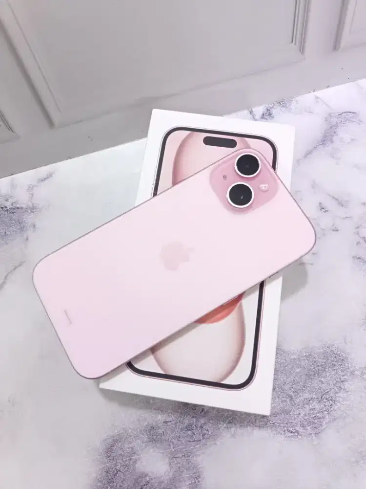iphone 15 128GB pink ibox lengkap